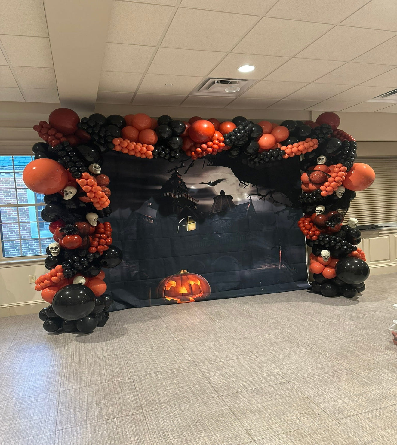 Halloween themed arch