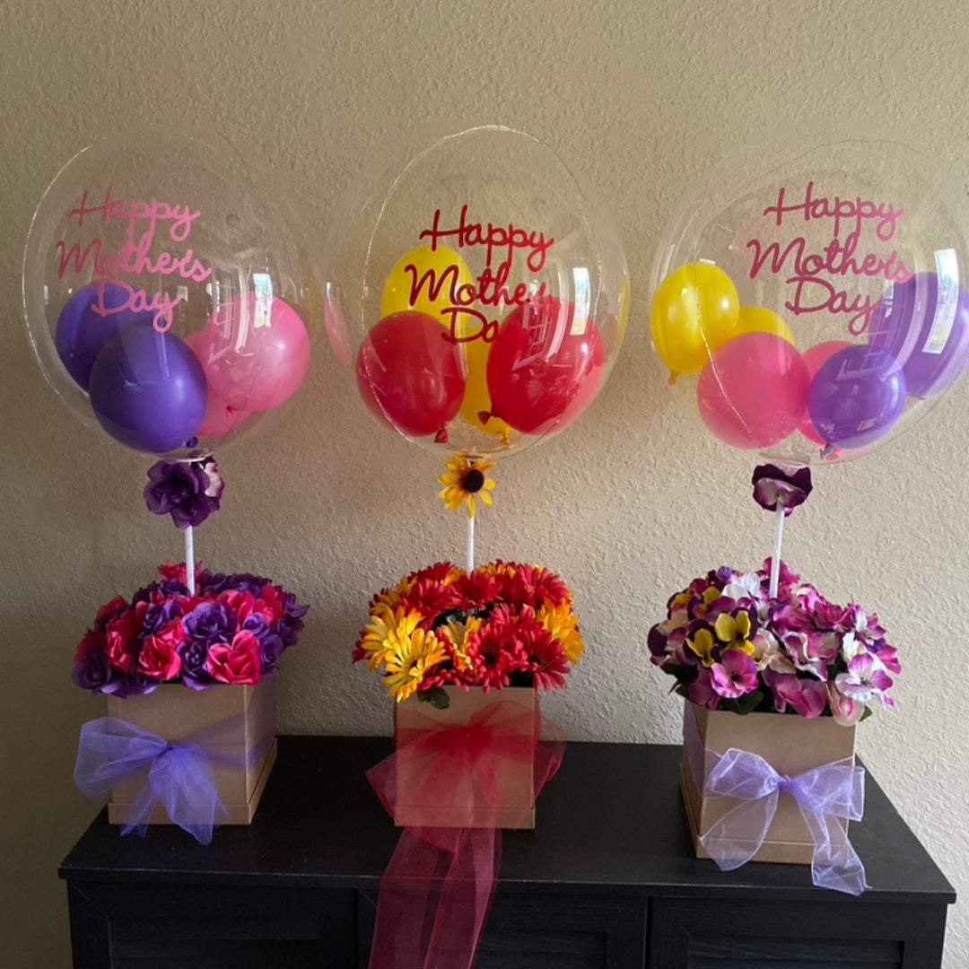 Balloon Decor-Small Bobo Balloon Bouquet-Blissful Journeys