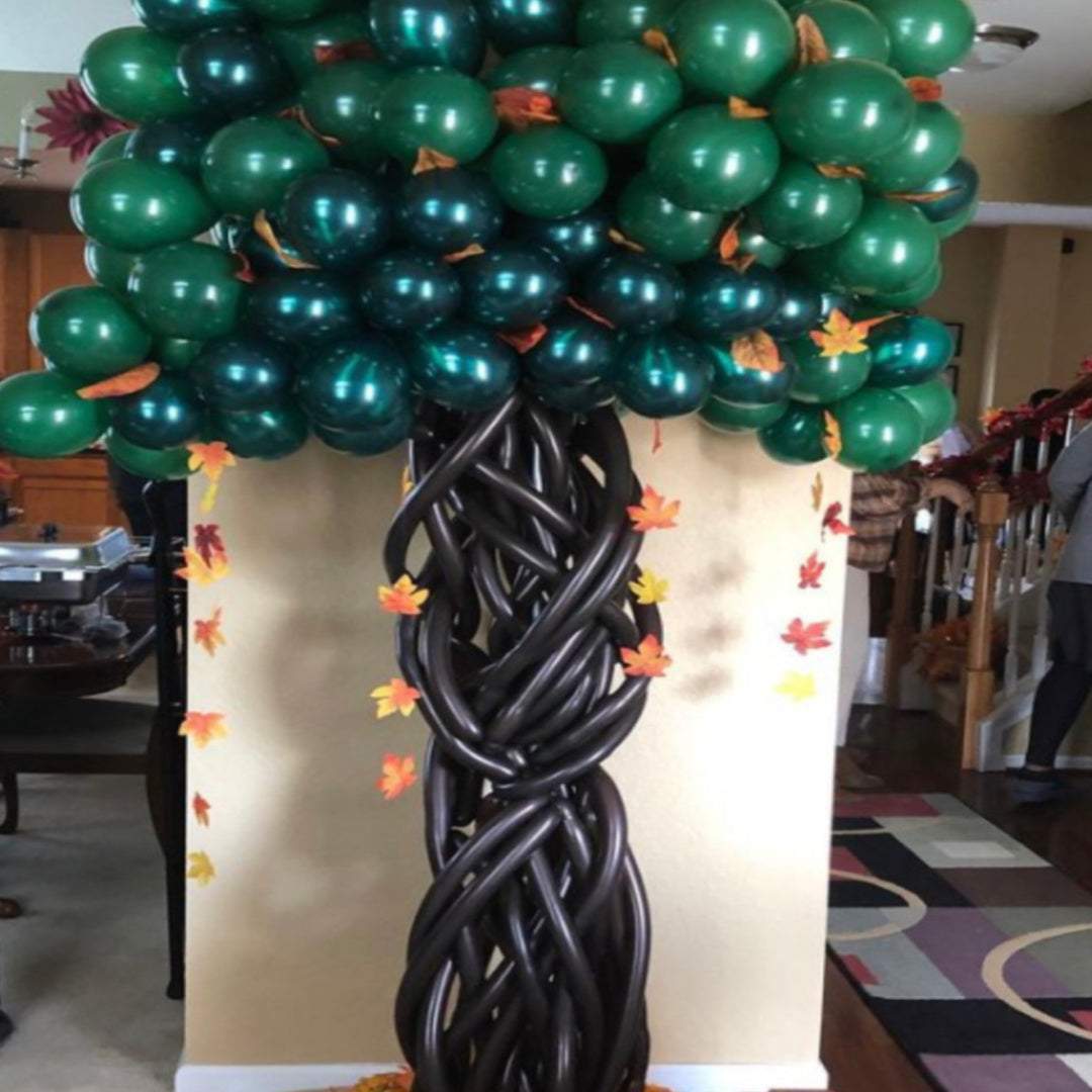 Tree Balloon Sculptures-Blissful Journeys -green,sculpture,sculptures,tree