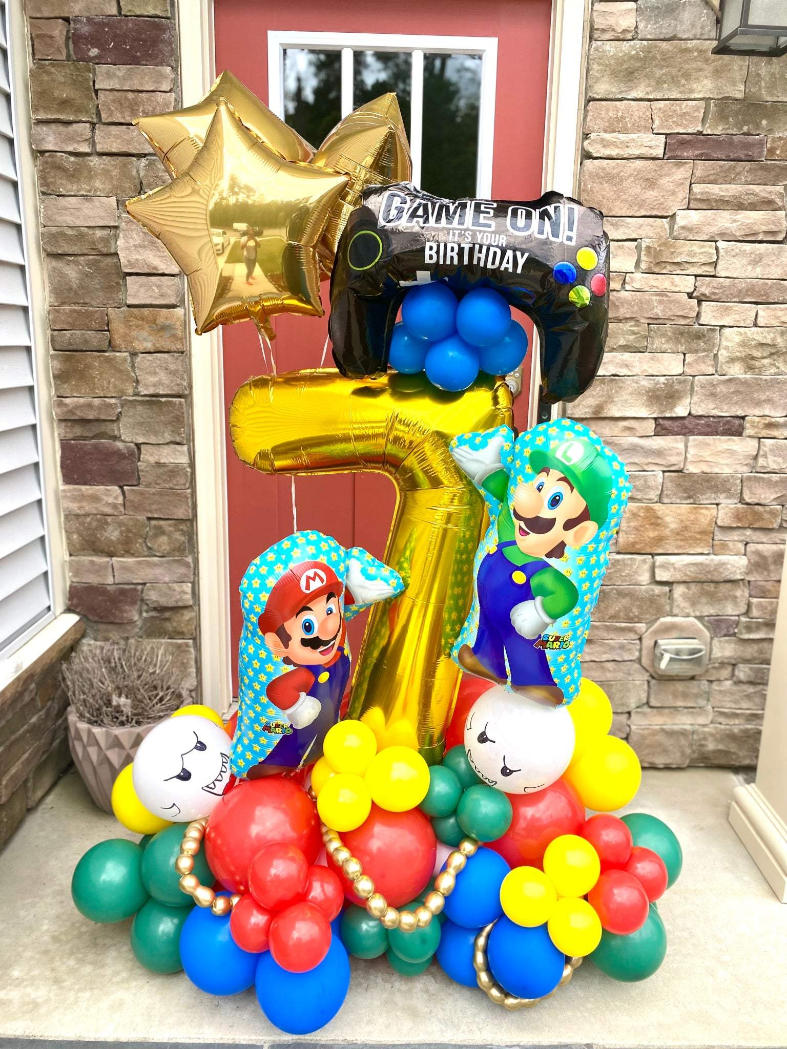 Balloon Number Bouquet-Blissful Journeys -arrangements,favs