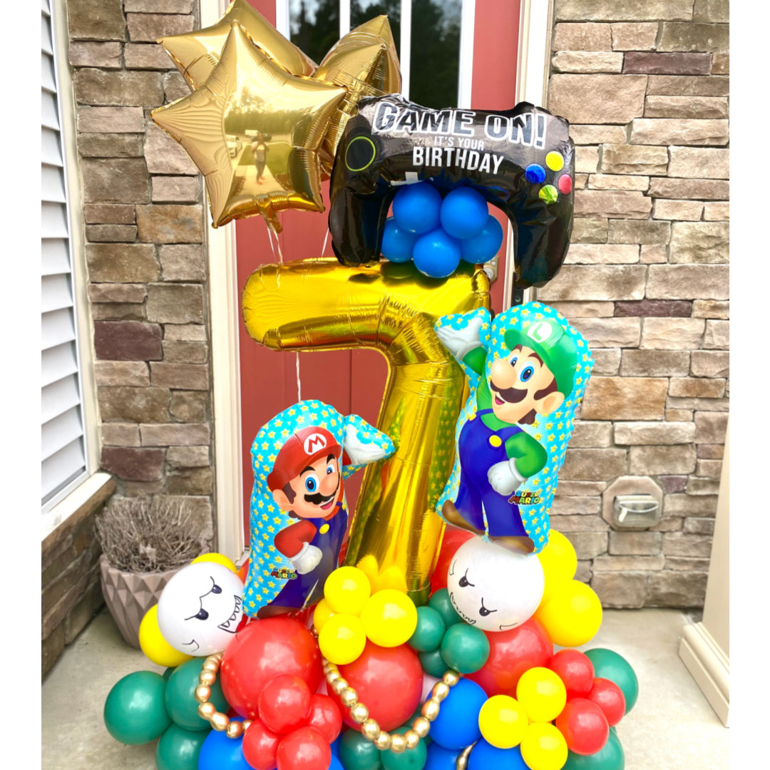 Balloon Number Bouquet